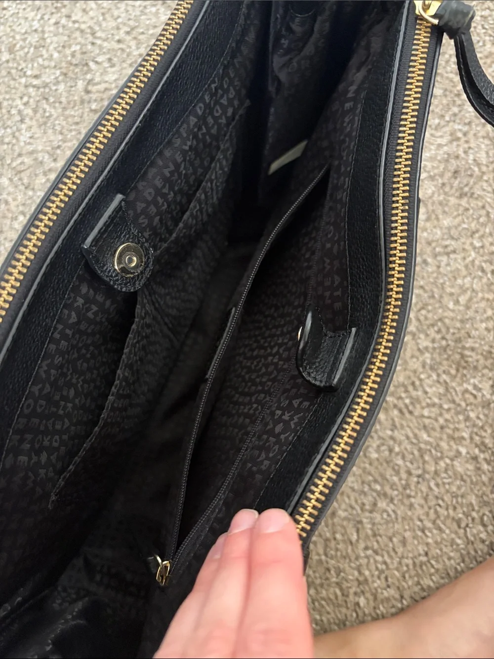 Kate Spade Large Black Purse
